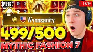 MYTHIC FASHION 7 CRATE OPENING LIVE! PUBG MOBILE