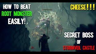 Stormveil Castle SECRET BOSS CHEESE! Root Monster Easy Mode Guide