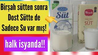 birşah süt dost süt markette satılan süt bozuk çıktı!  bim a101