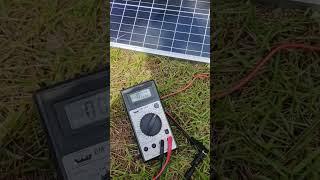DIY solar - Thunderbolt panels in series #shorts #entertainment # Solar panel #voltage regulator