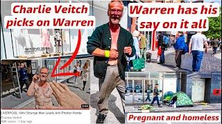 Charlie Veitch picks on Warren, one of Liverpool’s homeless.