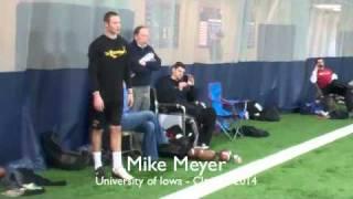 Mike Meyer - Univ. of Iowa - at The Kicking Coach camp