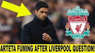 Mikel Arteta Is FUMING In Live TV Interview After Asked THIS Question About Liverpool!