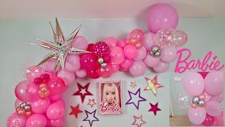 Decoración Con Globos BARBIEdecoration balloons barbie