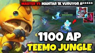  1100 AP TEEMO JUNGLE MANTAR YİYEN ÖLÜYOR 