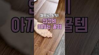이거 모르면 인테리어 바가지 쓴다니까? #장판시트지 #셀프인테리어 #살림템