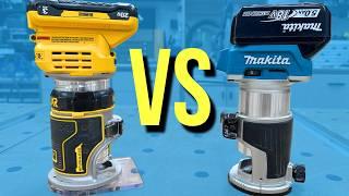 Dewalt VS Makita || cordless trim routers