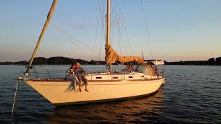 SAILING to Our Favorite ISLAND on the Chesapeake on Our Tartan 37