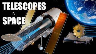 How does a Space Telescope work?  (Hubble and Webb)