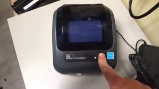 Resetting the Network Configuration on a Zebra GK420d Printer