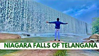 Niagara Falls of Telangana South India || Sirnapally Waterfalls || New Tourist Place in Telangana