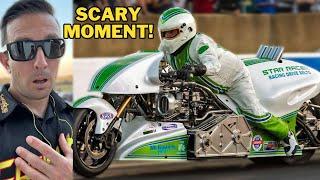 Tragedy Strikes Top Fuel Motorcycle! 