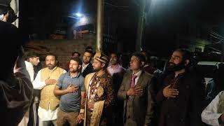 Groom along with guests recite "Salaam Farmandeh" at a wedding ceremony in #Kashmir.