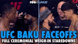 UFC Baku full card final faceoffs: Jamahal Hill jaws at Khalil Rountree Jr. | UFC on ABC 8