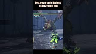 Best Way to Avoid ESPINAS' Deadly Venom Spit #shorts #monsterhunter #monsterhunterrise