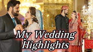 My Wedding Highlights | Aisha and Fahad ki Shadi | Shadi Mubarak |#celebrity #wedding #highlights