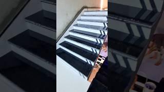 staircase new design black Patti  #staircase #newdesign