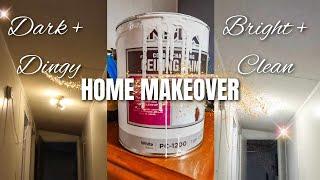 DIY HOME MAKEOVER ON A BUDGET | HOW TO MAKE A HALLWAY BRIGHT