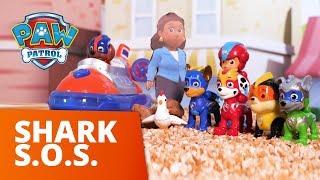 PAW Patrol - Shark SOS - Mighty Pups Toy Pretend Play Rescue For Kids