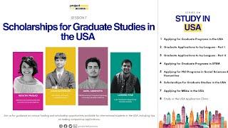 Scholarships for Graduate Studies in the USA | Study in USA Series | Ep 7