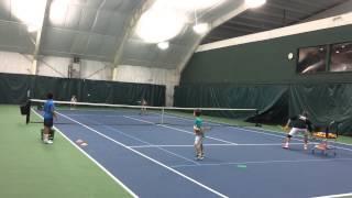 USTA Eastern Orange Ball Early Development Camp Cooperative Drill