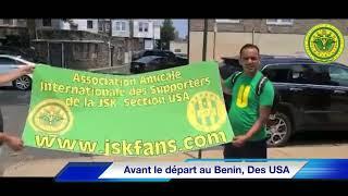Les Supporters de la JSK des USA  en route au Benin