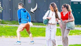 Funny Fart Prank in Central Park! KICK-FART Frenzy!