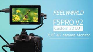 FEELWORLD F5 PRO V2 5.5 inch 3D LUT Touch Screen DSLR Camera Filed Monitor with External Kit