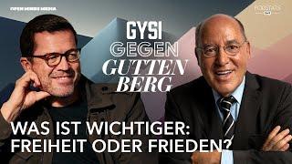 Was ist wichtiger: Freiheit oder Frieden? | Gysi Gegen Guttenberg