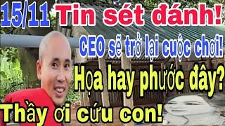 Toang nữa rồi. CEO sẽ trở lại cuộc chơi vào lúc 17h hôm nay. Thầy ơi cứu con!