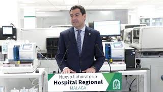 El nuevo laboratorio del Hospital Materno Infantil de Málaga permitirá hacer 12.800 test a la h