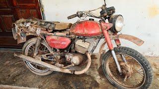 Old Soviet Motorcycle MINSK Abandoned Restoration | Disassemble # 1