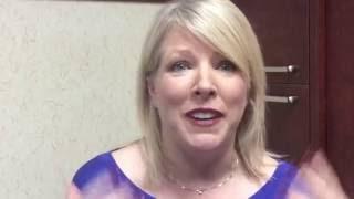 Christy tells Dr Ziegele why she loves her smile