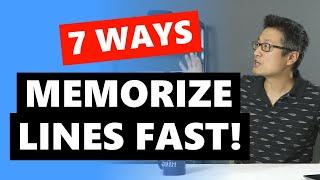 7 Easy Ways to Memorize Lines for Your Acting Audition | How to Read a Script and Memorize it FAST