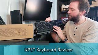 AFFORDABLE BLUETOOTH KEYBOARD - NPET Keyboard Review