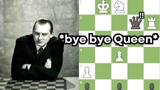 Alekhine Sacrificing the QUEENS Chess Game!