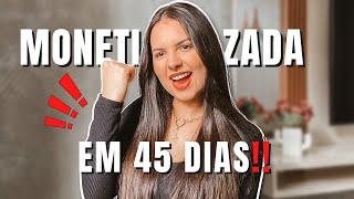 Como monetizar MAIS RÁPIDO NO YOUTUBE | MONETIZEI EM 45 DIAS! 7 Estratégias para monetizar rápido!