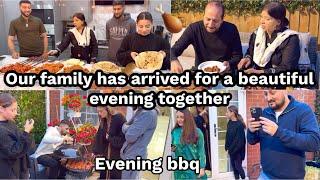 A VISIT FROM OUR FAMILY FOR A BEAUTIFUL EVENING TOGETHER || AMAZING BBQ FOOD PREPARATIONS 