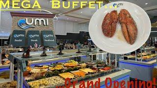 MEGA Buffet Finally Opens!! Umi Sushi & Seafood Grand Opening