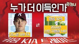 전격 트레이드! KIA와 키움 중 누가 더 이득일까｜조상우 vs 지명권 10순위, 40순위, 현금 10억