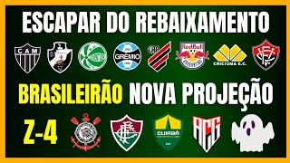 BRASILEIRÃO | NOVA PROJEÇÃO PARA ESCAPAR DO REBAIXAMENTO