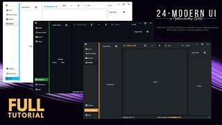 24 Modern Ui: Python, PySide6, Pyqt6 Desktop GUI app