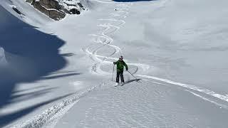 Heli skiing at Great Canadian Heli-skiing near Golden BC