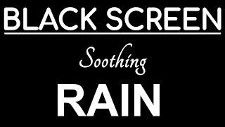 10 Hours Black Screen Rain Sounds for Sleeping, Fall Asleep Fast Study Insomnia Relaxing Rain Sounds