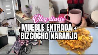 MUEBLE de la ENTRADA + bizcocho de NARANJA 