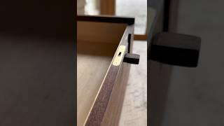 Lock installation #woodworking #finewoodworking #wood #madera #woodcraft #satisfying #asmr #bois