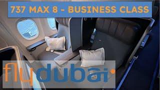 FlyDubai 737 Max 8 NEW BUSINESS CLASS!