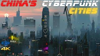 China's Cyberpunk Futuristic Cities. 中国未来城市 2022