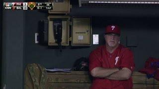 PHI@BAL: Phillies bullpen forgets to hang up phone