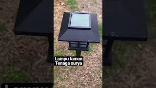 Lampu taman tenaga surya lebih hemat energi #tekhnologi #shorts #taman #barangunik  #inspirasi #unik